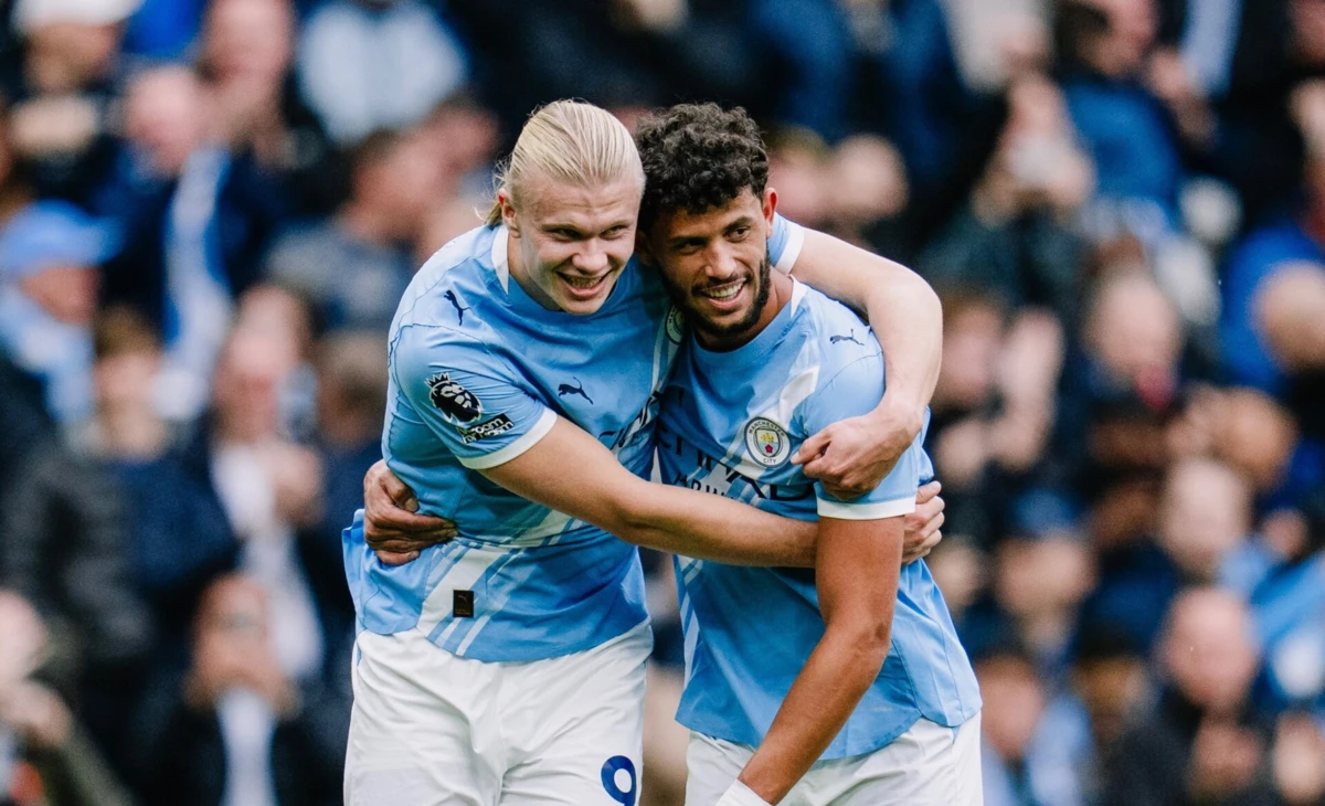 Haaland e Matheus Nunes