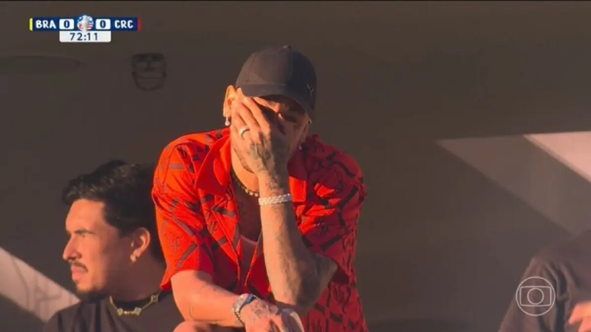 Imagem de contexto do artigo Neymar nem acreditou quando Dorival tirou Vinícius no Brasil-Costa Rica. Veja o vídeo