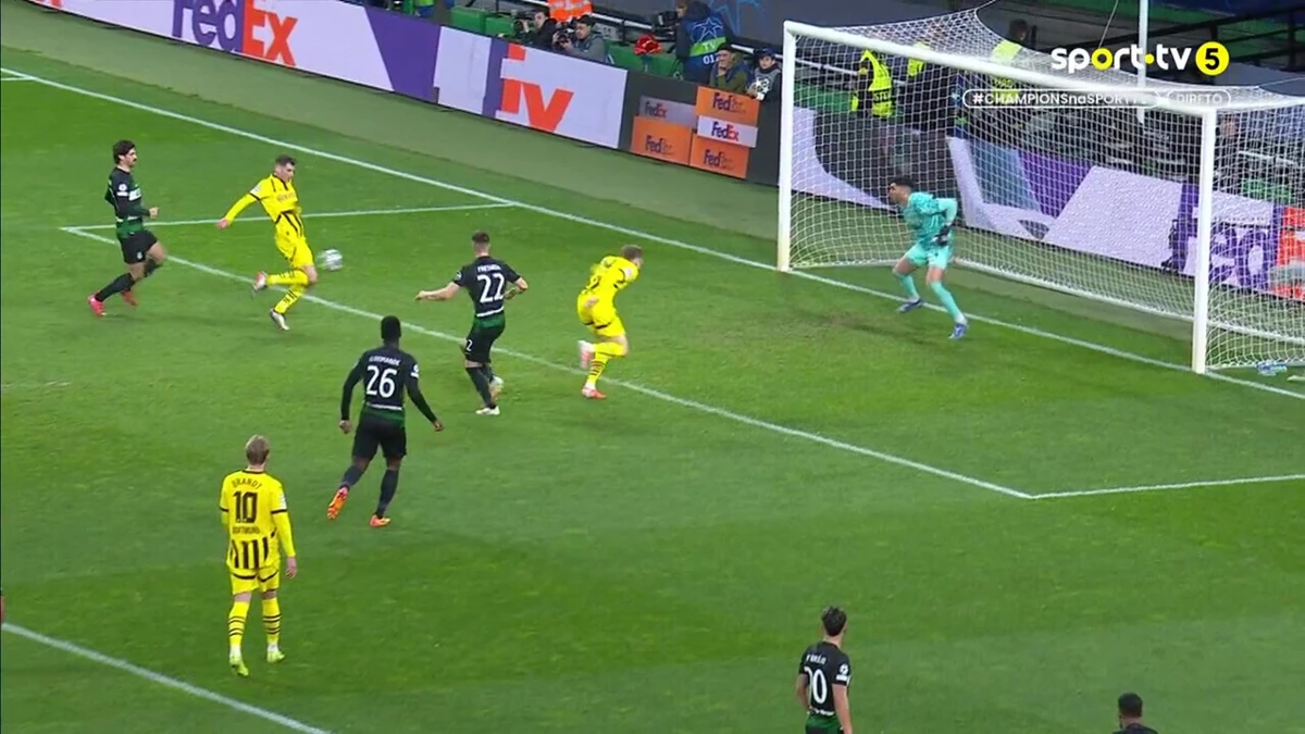 Imagem de contexto do artigo Guirassy e Gross marcam em Alvalade e deixam Sporting em apuros: os golos