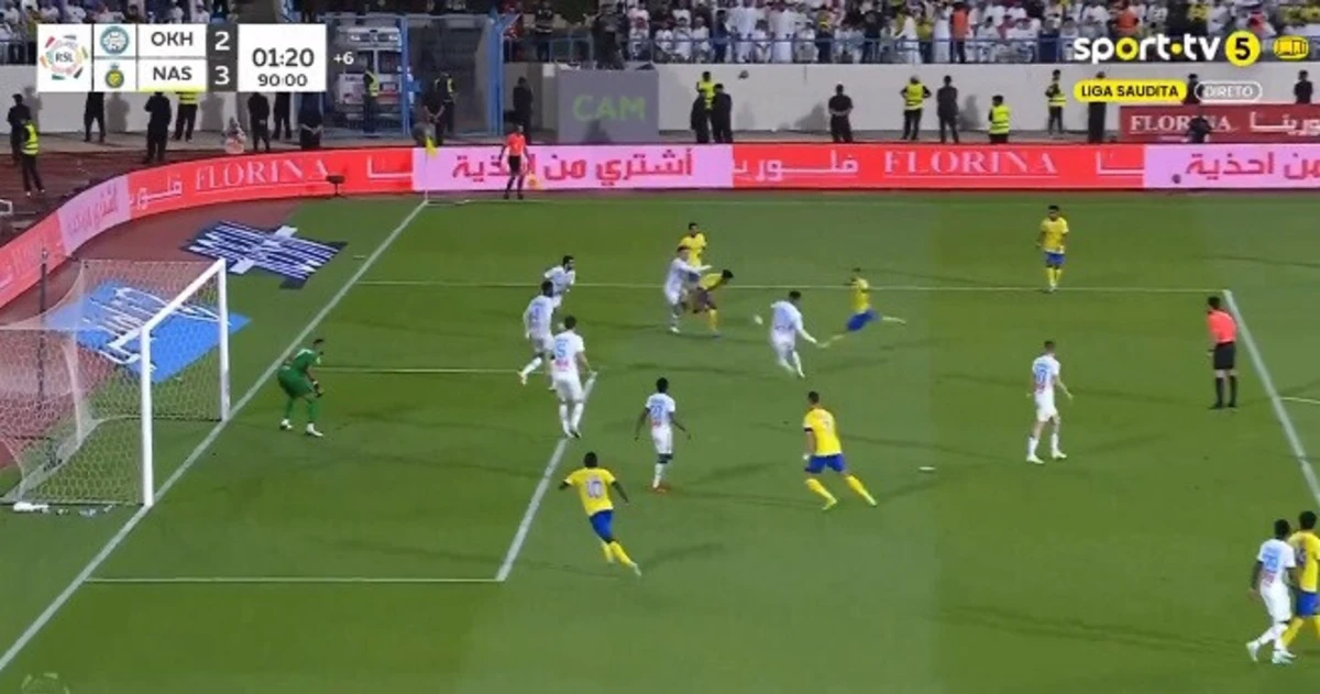 Golo de Brozovic (créditos: Sport TV)