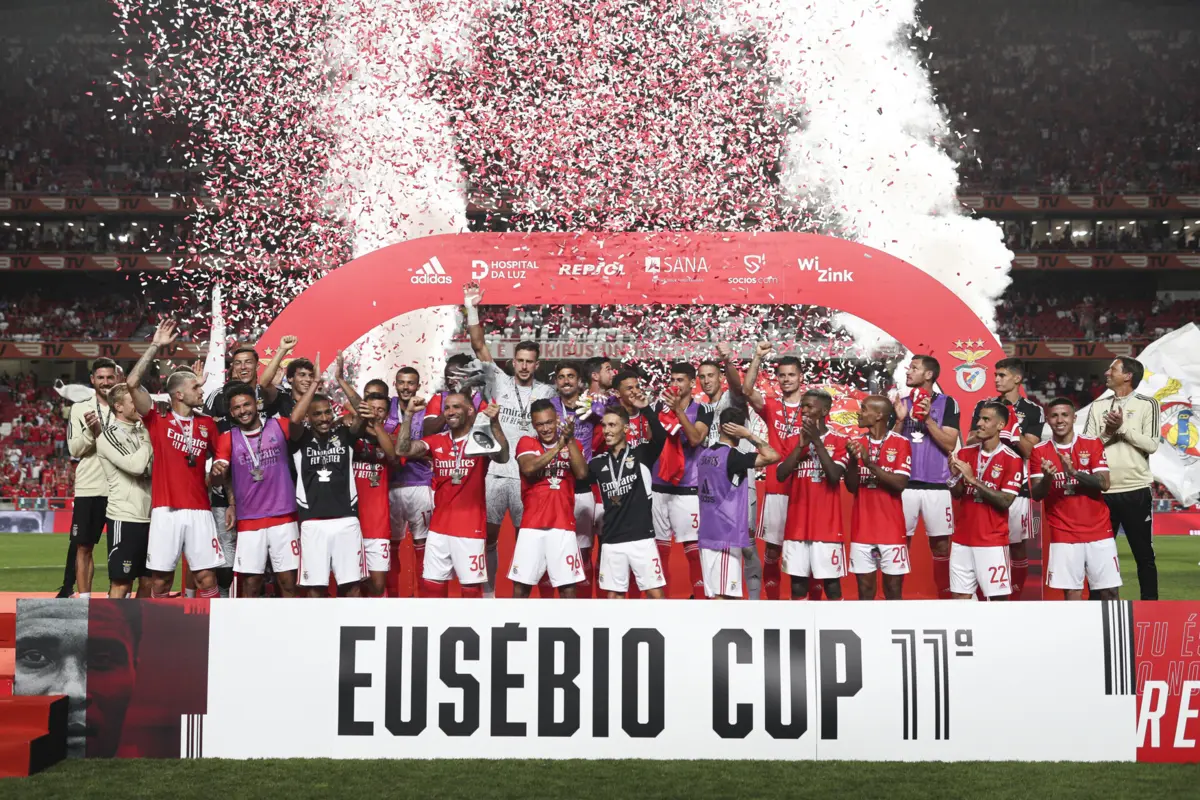 Benfica venceu a Eusébio Cup por quatro vezes (Créditos: Filipe Amorim/Global Imagens)