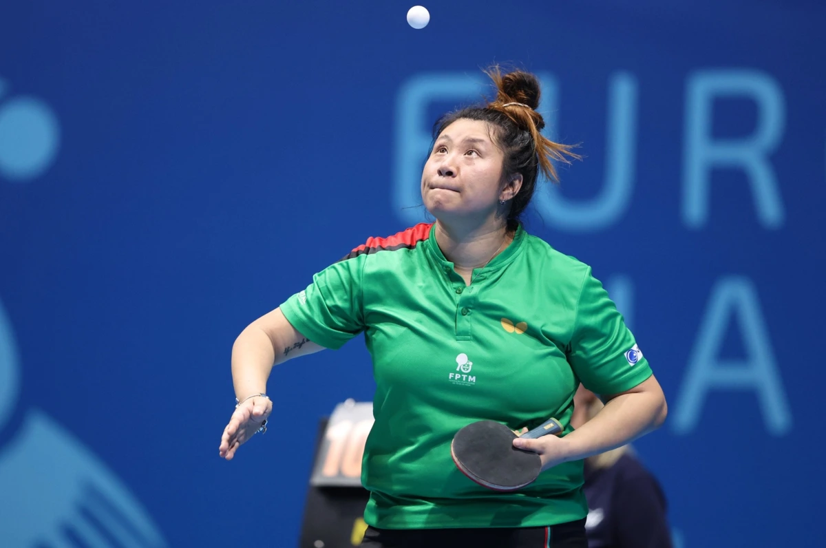 Imagem de contexto do artigo Portugal na fase a eliminar do Europeu feminino por equipas de ténis de mesa