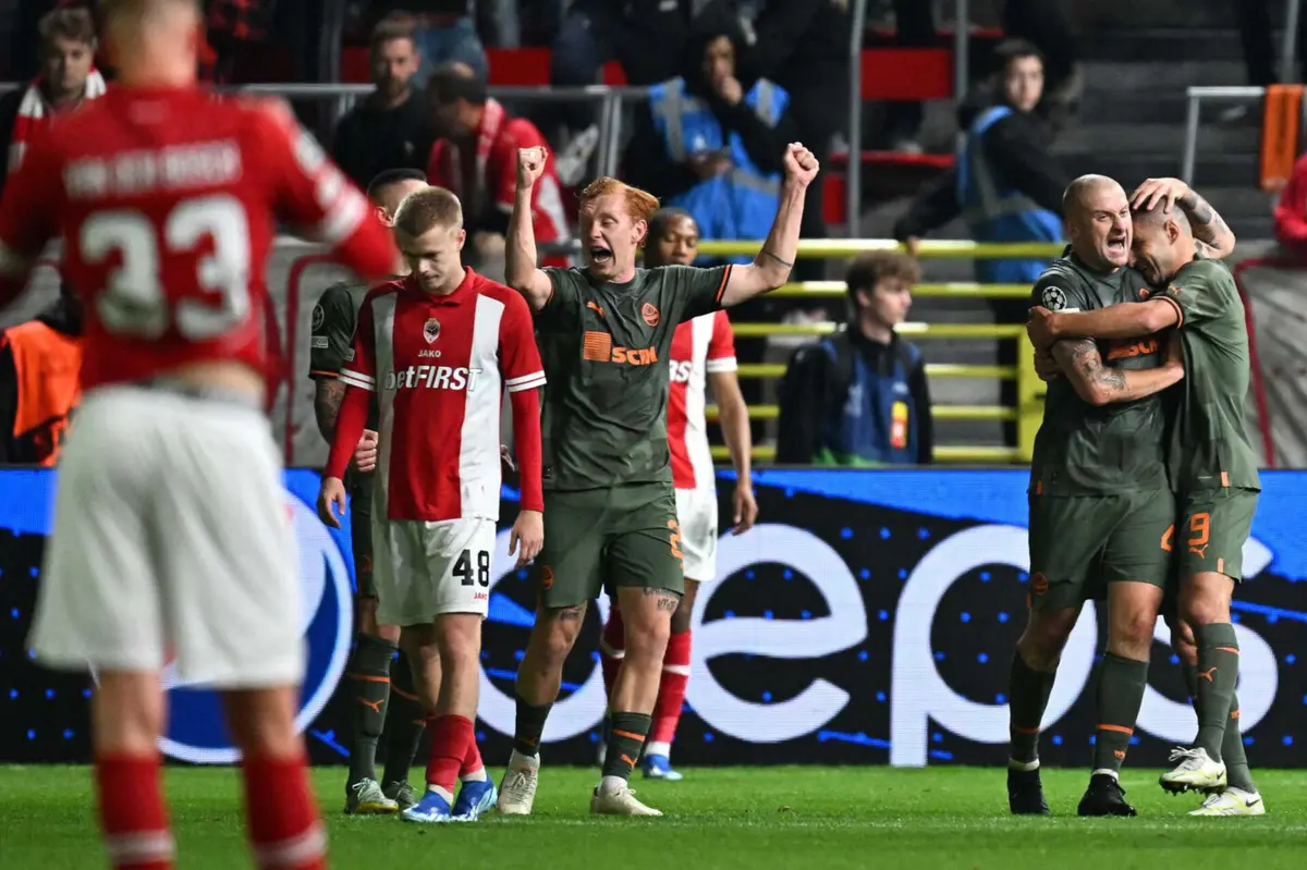 Imagem de contexto do artigo Shakhtar apanha o FC Porto no Grupo H com reviravolta em Antuérpia. Veja o resumo