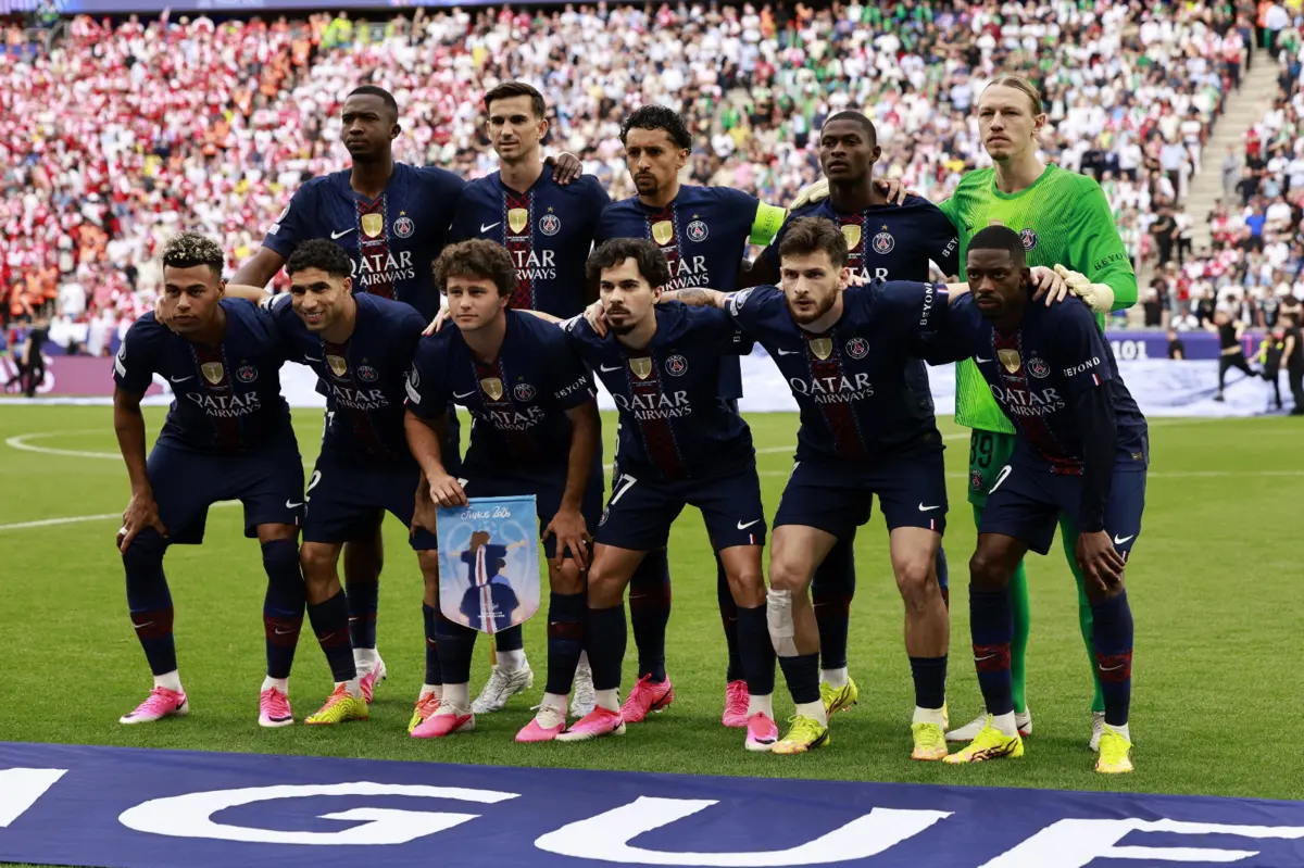 O emotivo detalhe do PSG em homenagem a Luis Enrique antes da final da ...