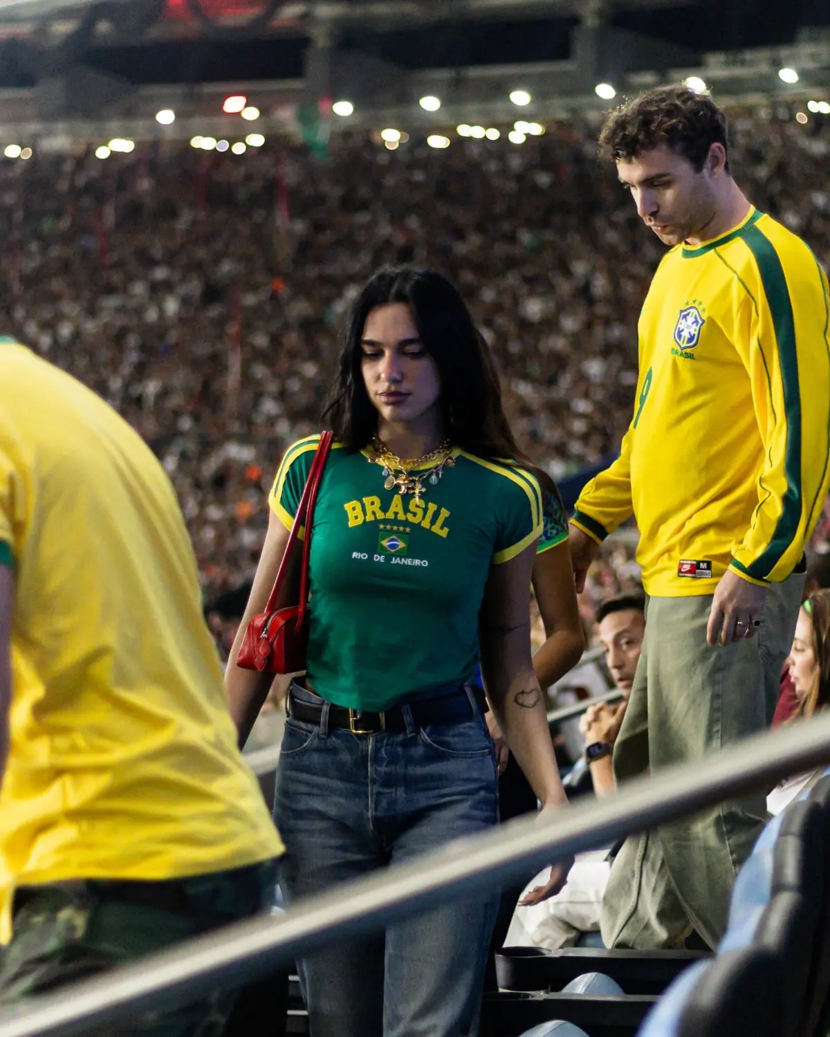 Imagem de contexto do artigo Dua Lipa, Ed Sheeran e Bruno Mars vibraram no Fluminense-Flamengo