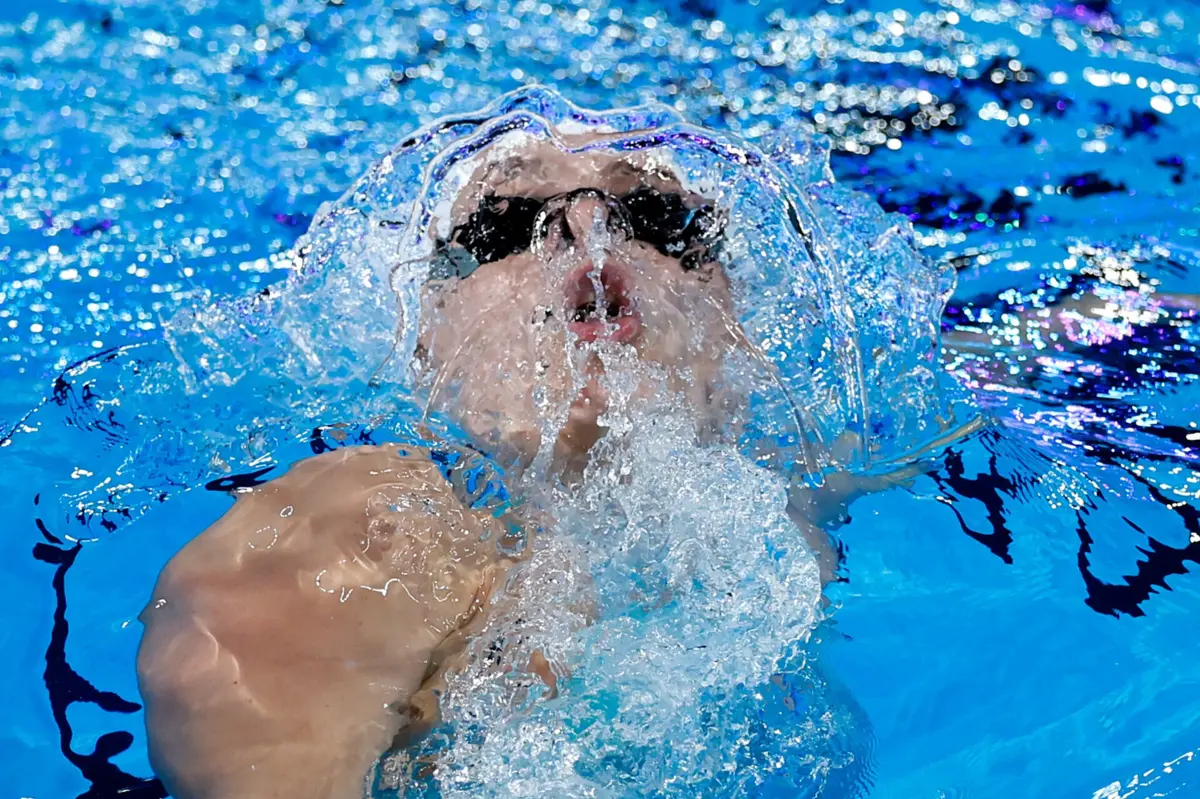 Camila Rebelo foi 10.ª nas meias-finais dos 100 metros costas dos Mundiais (créditos: Federação Portuguesa de Natação)