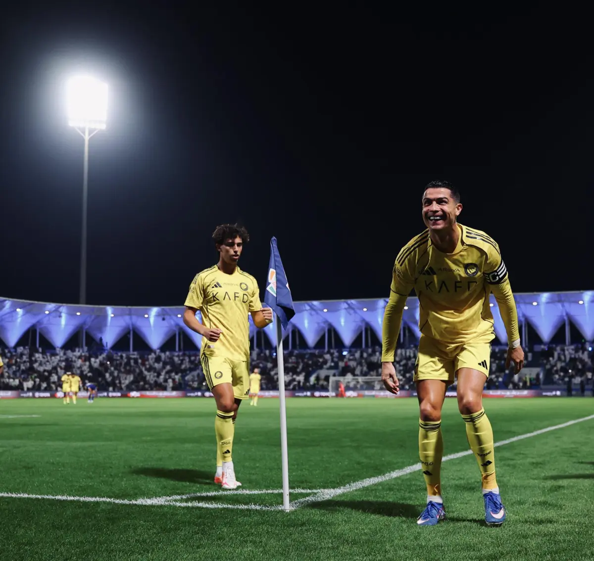 João Félix e Cristiano Ronaldo