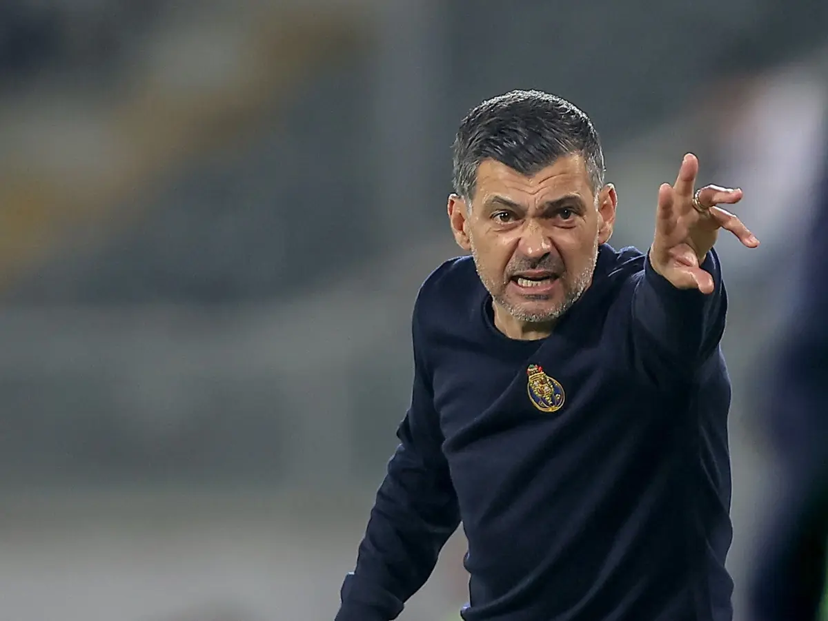 Imagem de contexto do artigo Sérgio Conceição: "Após uma derrota não venho a rir-me para o Olival. É importante que percebam..."