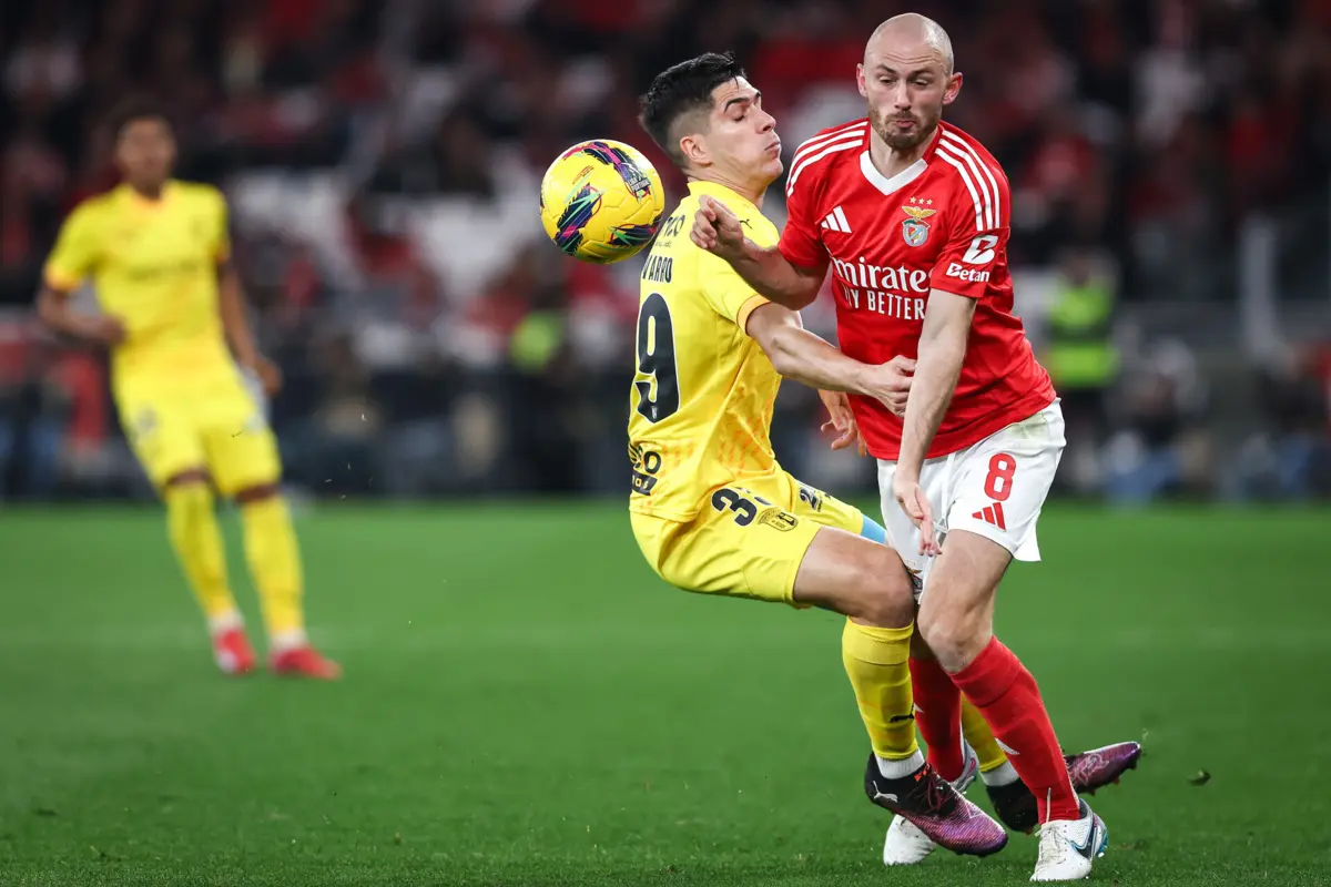 Fran Navarro foi suplente utilizado contra o Benfica, para a Taça de Portugal (Créditos: Lusa)