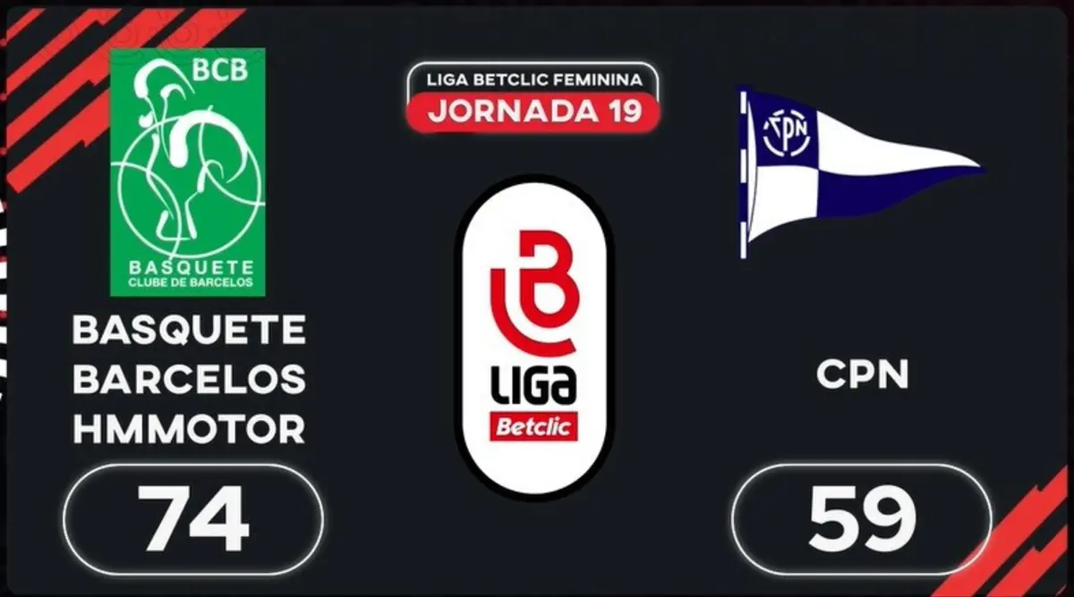 Imagem de contexto do artigo Liga Betclic Feminina: o resumo do Barcelos-CPN