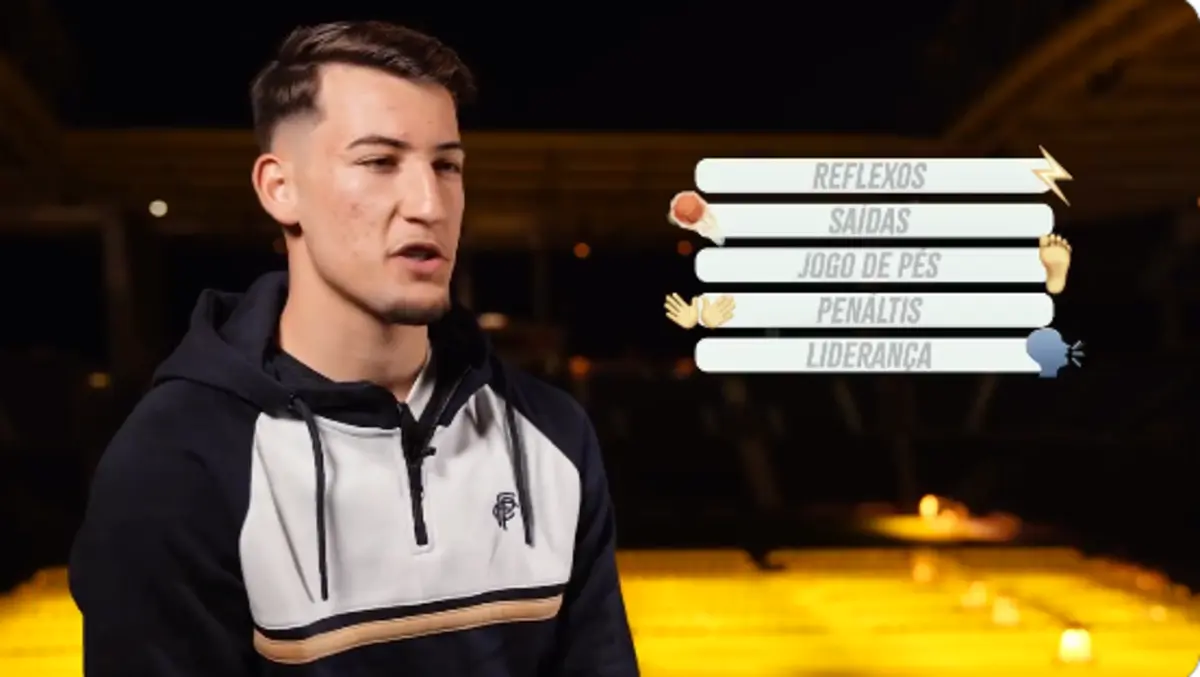 Imagem de contexto do artigo De Oblak a Diogo Costa: Gonçalo Ribeiro e o guarda-redes ideal