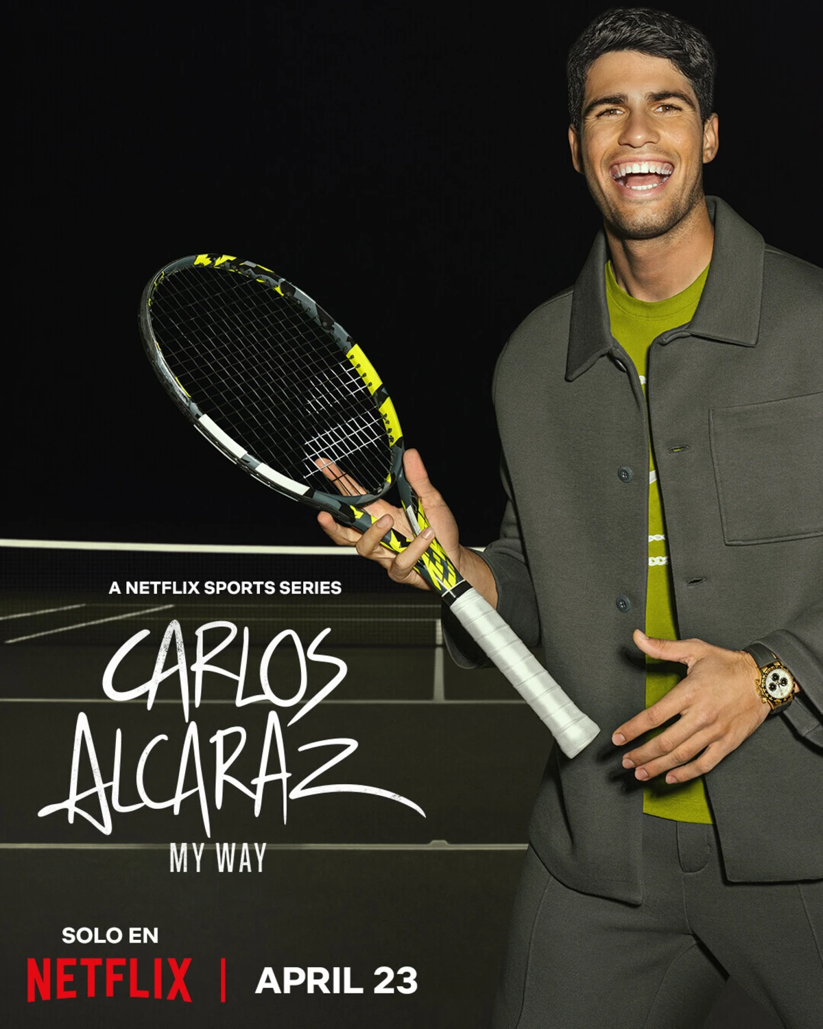 Imagem de contexto do artigo Netflix lança trailer da série de Carlos Alcaraz: "Gostaria de ser o melhor da história"