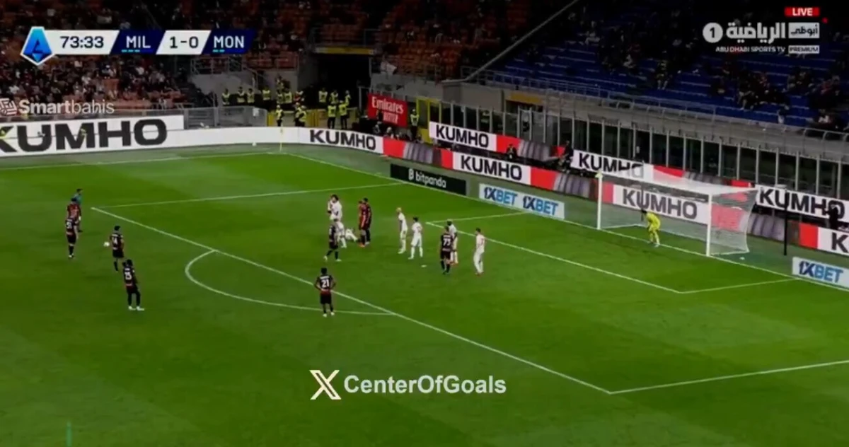 Imagem de contexto do artigo João Félix marca de livre direto no Milan-Monza: veja o golo