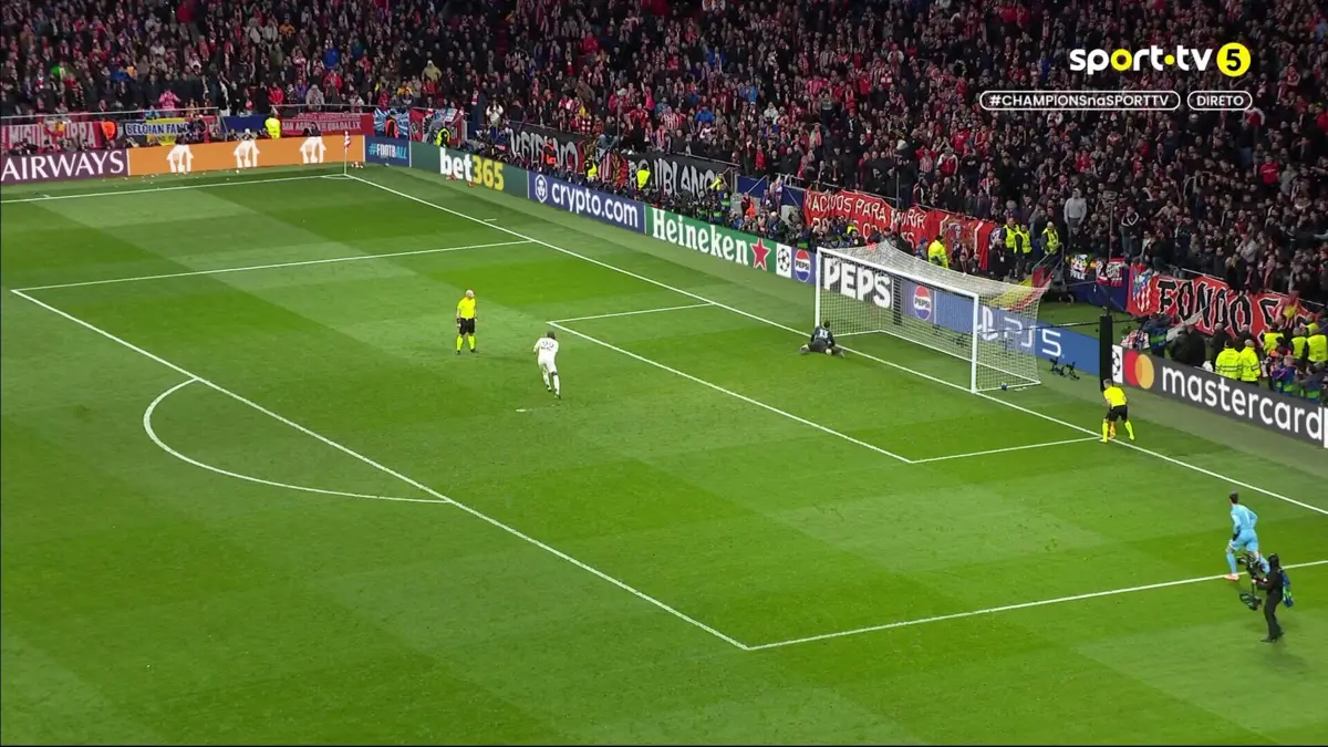 Imagem de contexto do artigo Oblak e o penálti de Rudiger: "Se me tivesse atirado antes..."