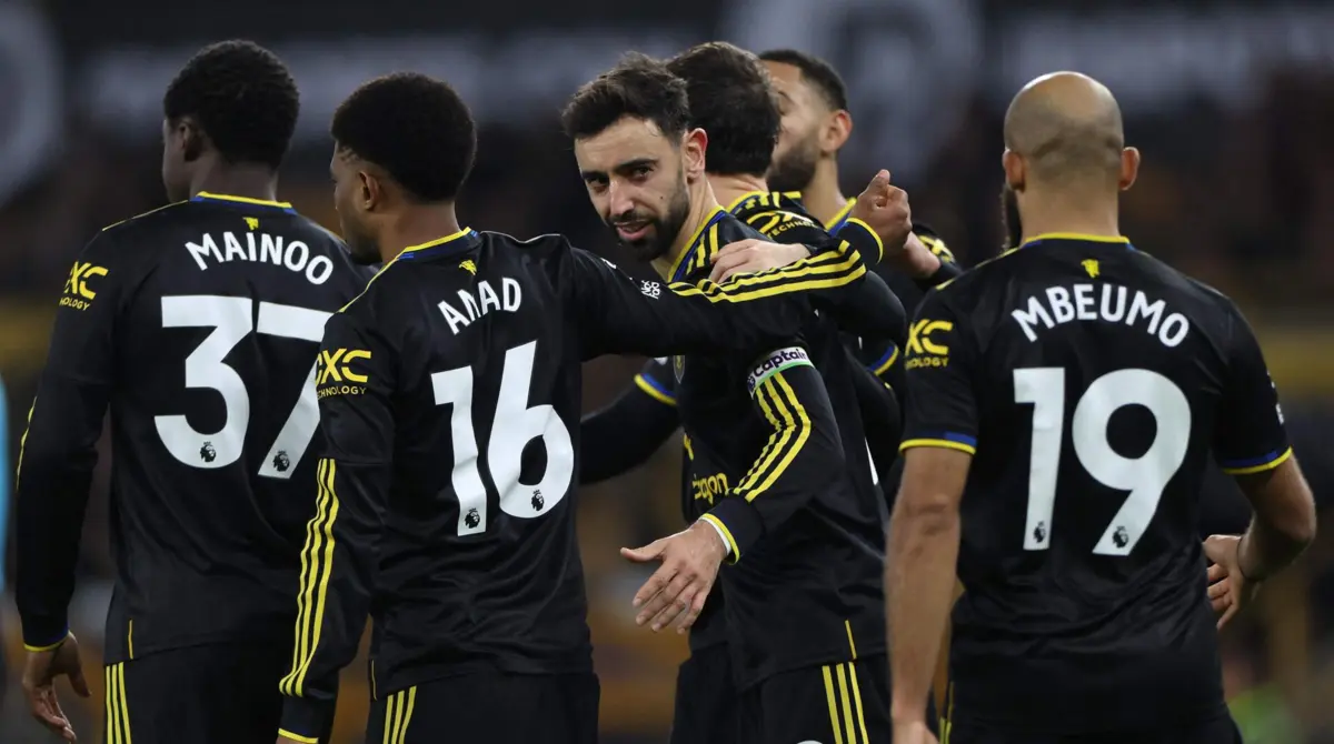 Bruno Fernandes bisou e assistiu