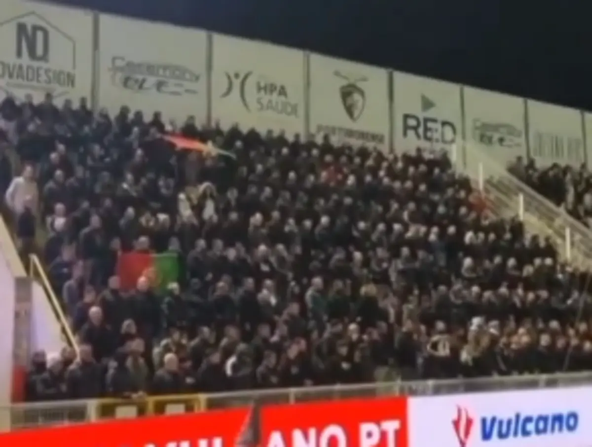 Imagem de contexto do artigo Forças de segurança entoaram hino em protesto ao minuto 25 do Braga-Sporting