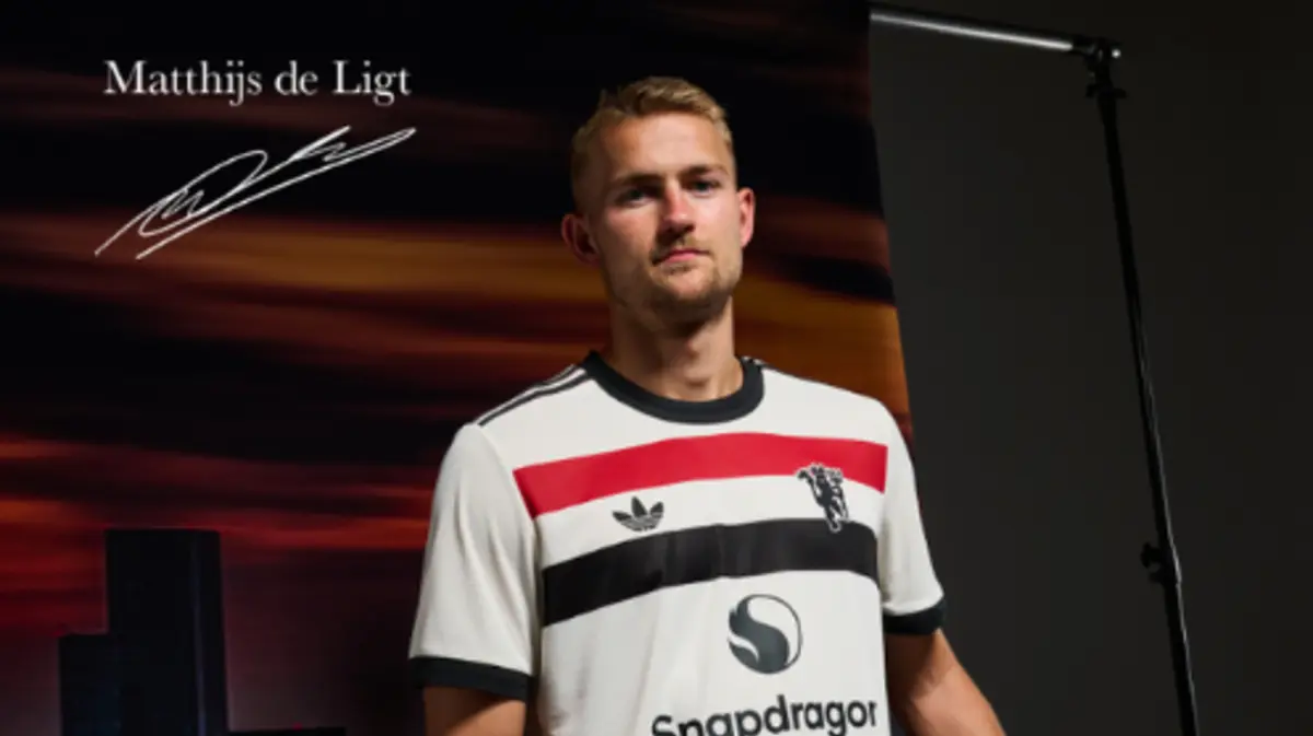 Imagem de contexto do artigo De Ligt apresentado em Manchester: "Quando soube que o United me queria..."