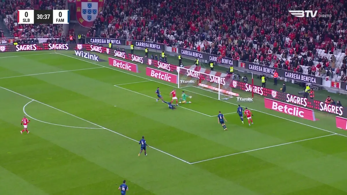 O golo de Arthur Cabral