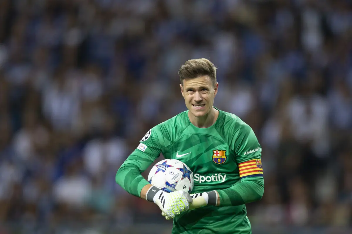Imagem de contexto do artigo Ter Stegen com processo disciplinar e sem braçadeira de capitão no Barcelona