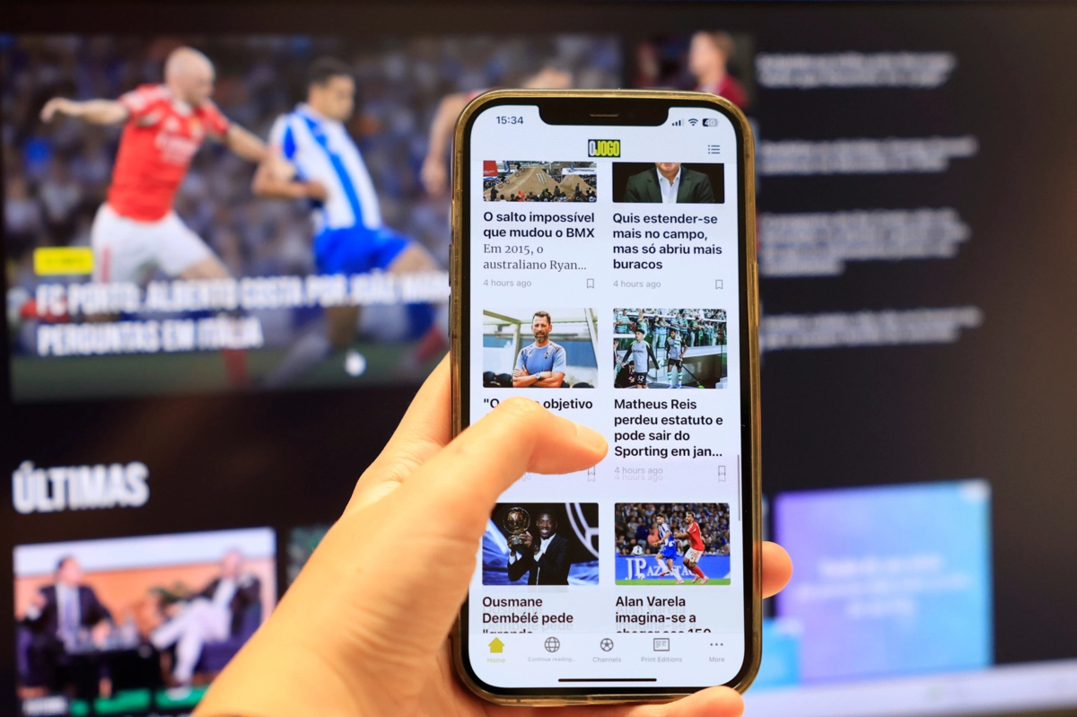 Imagem de contexto do artigo O JOGO tem uma nova app para iOS e Android: descarregue aqui