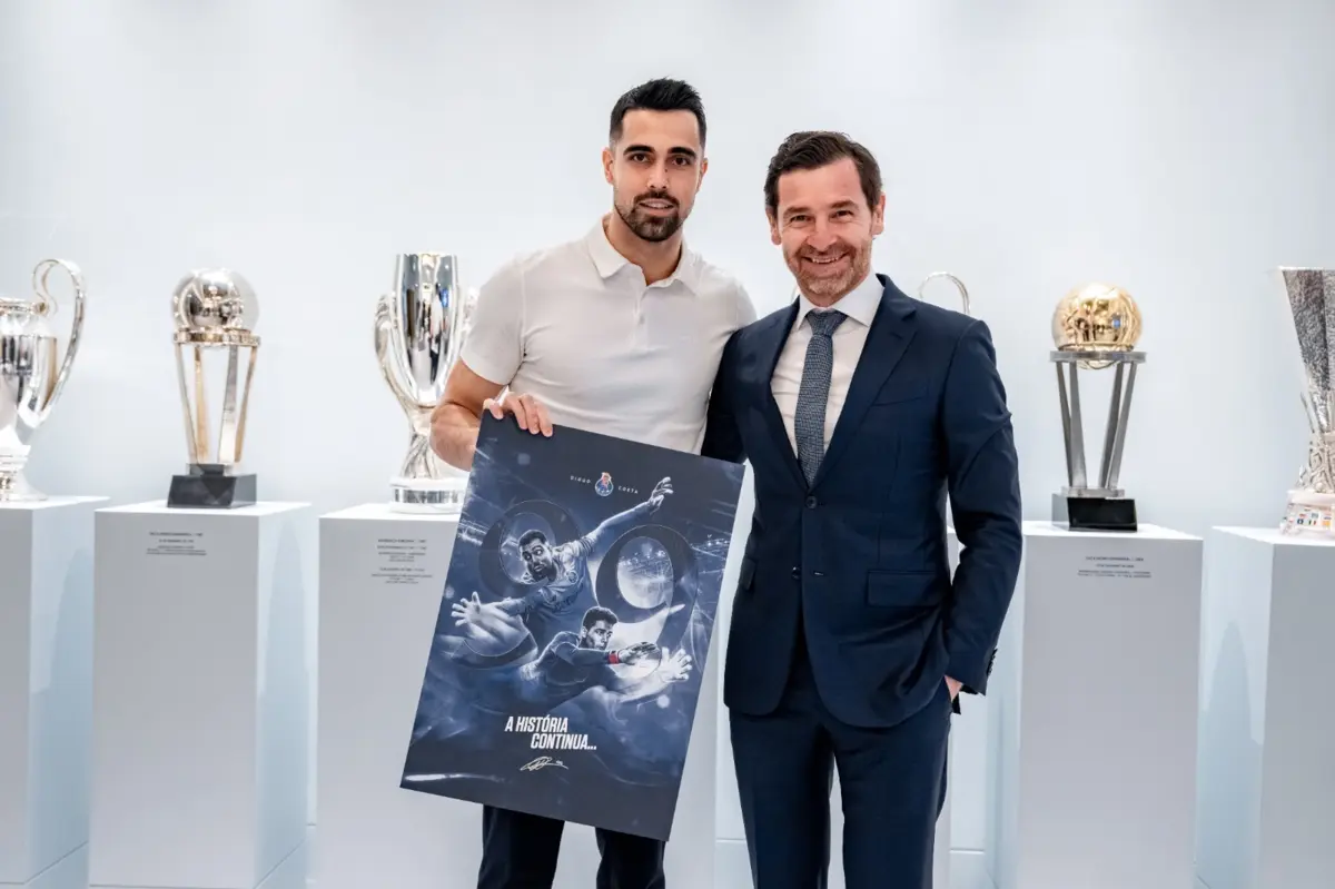 Diogo Costa com André Villas-Boas