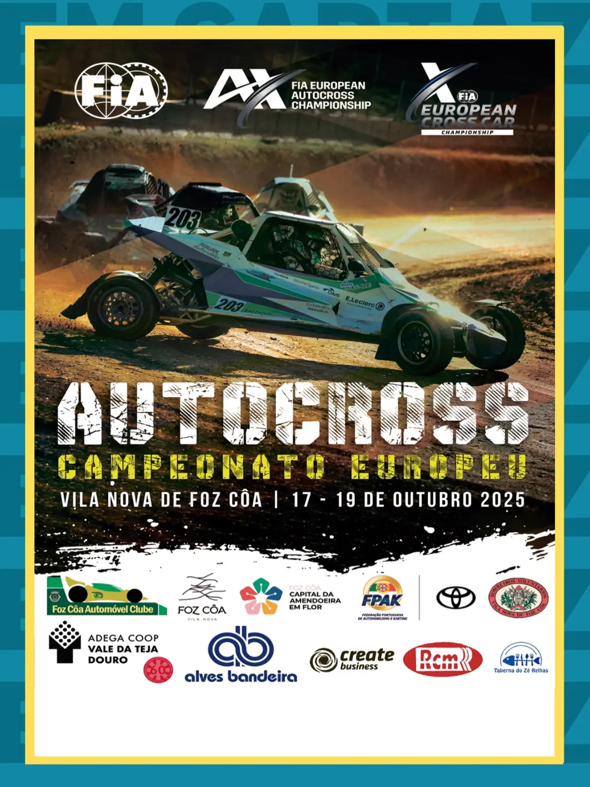 Imagem de contexto do artigo Campeonato europeu de Autocross e Car Cross regressa a Foz Côa