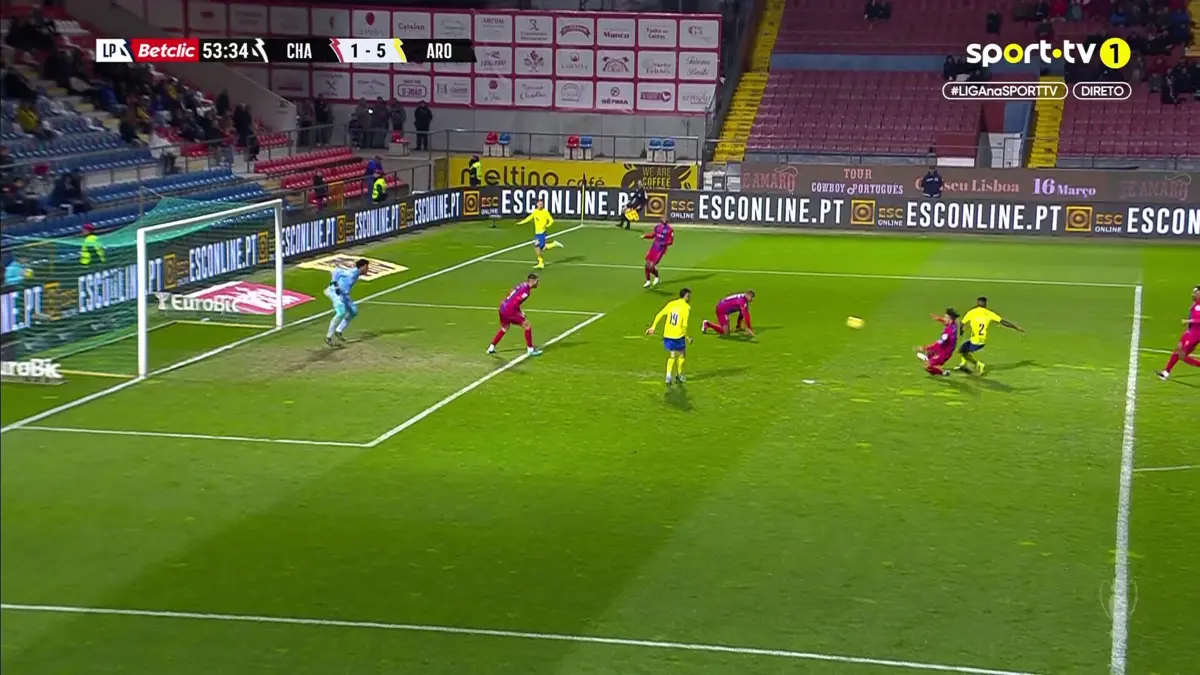 Imagem de contexto do artigo Sylla faz o quinto do Arouca e adeptos do Chaves abandonam estádio