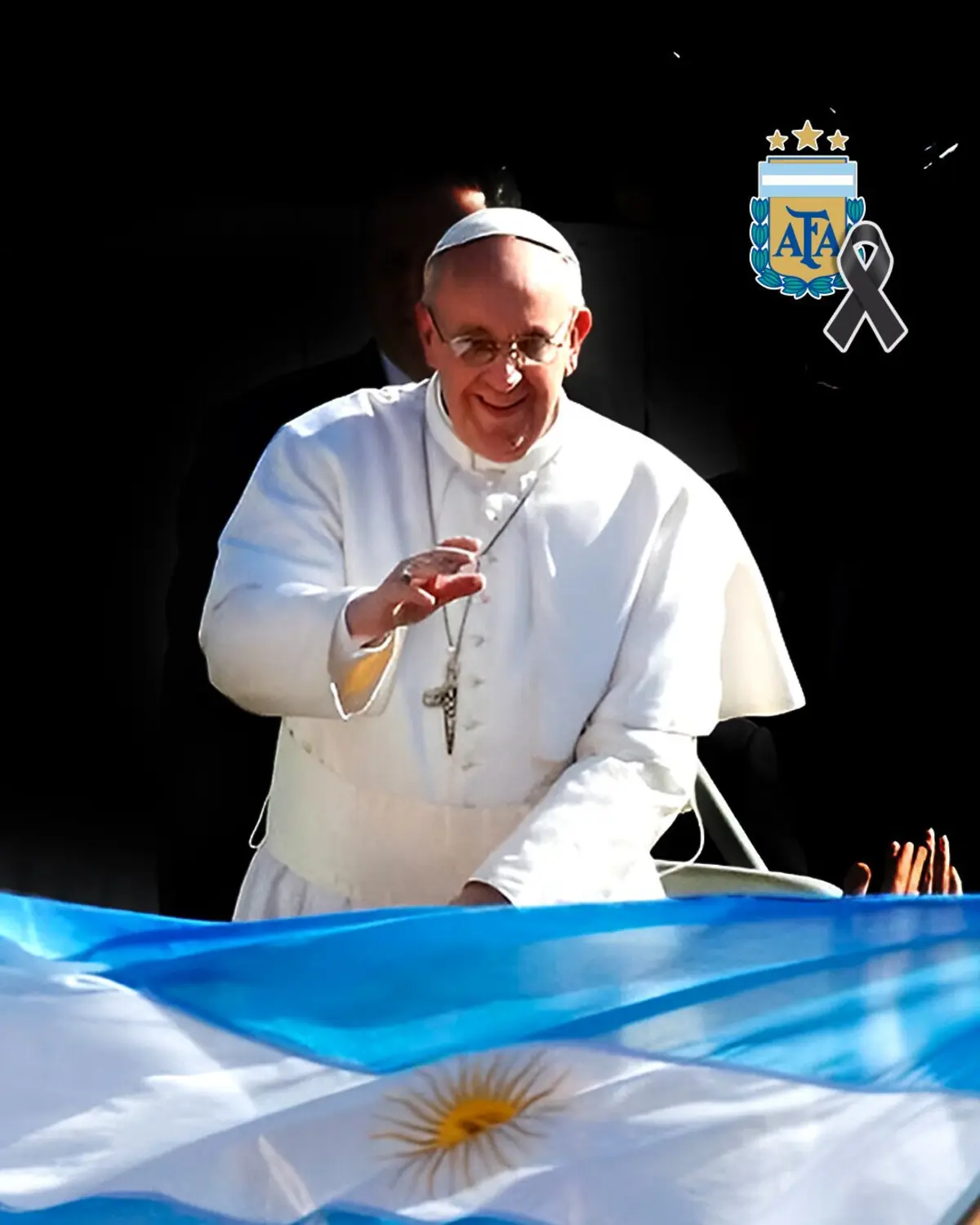 Imagem de contexto do artigo Futebol argentino suspende jogos desta segunda-feira em luto pelo Papa Francisco