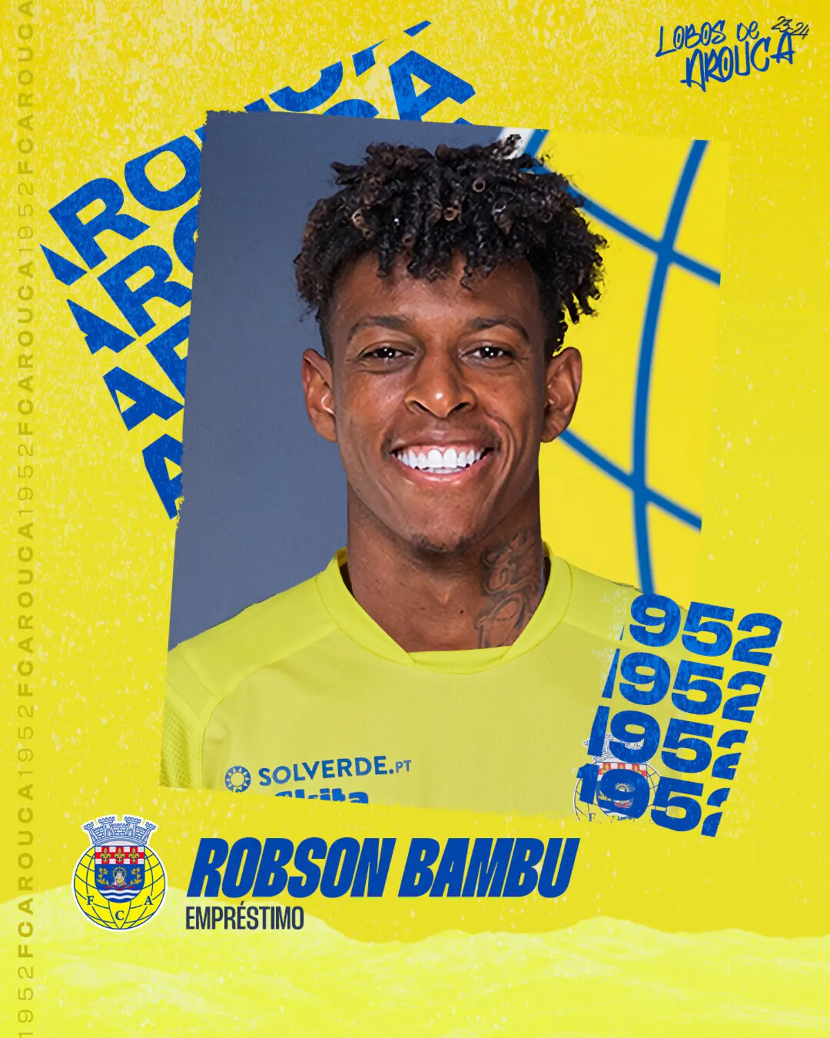 Imagem de contexto do artigo Robson Bambu é reforço do Arouca por empréstimo com opção de compra