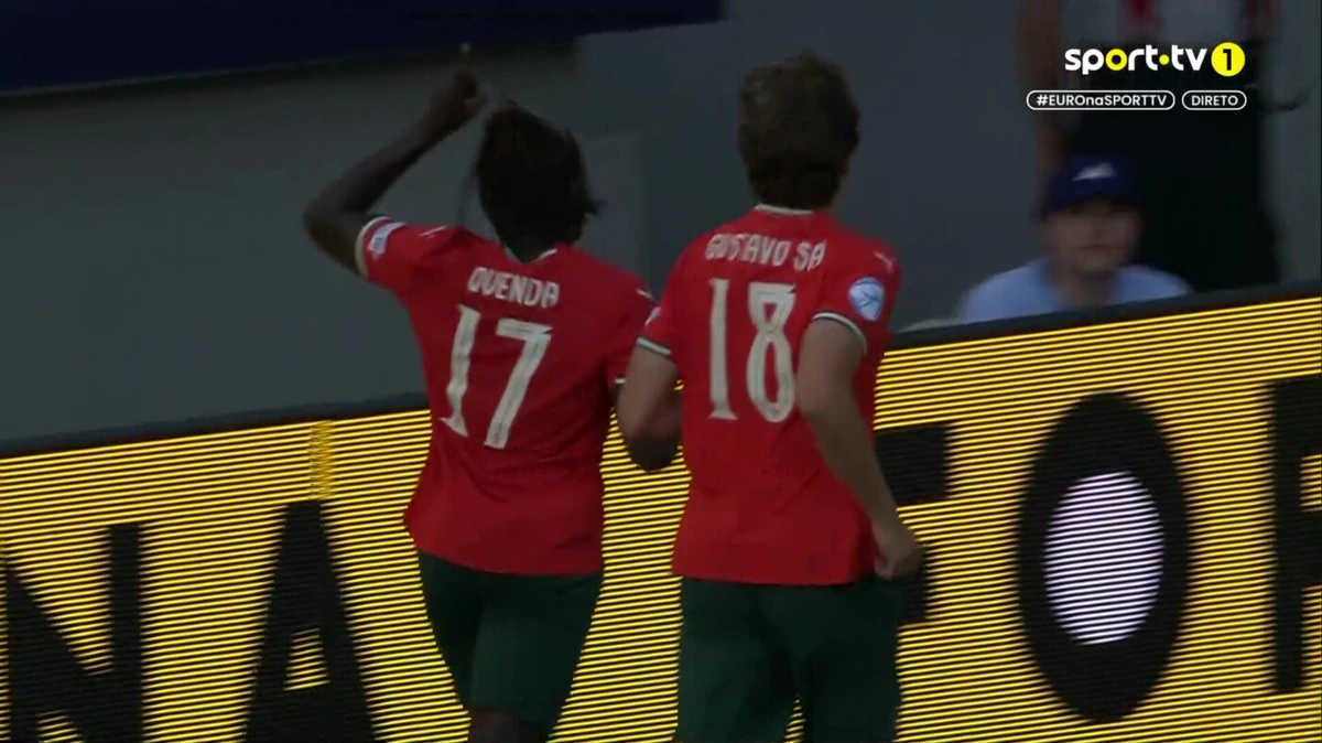 Imagem de contexto do artigo Geórgia-Portugal: calcanhar de Gustavo Sá antes do golo de Quenda