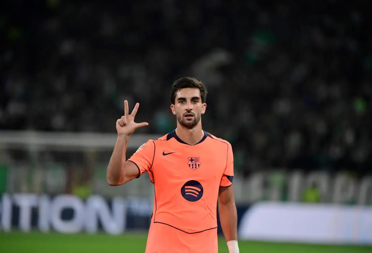 Ferran Torres marcou três golos ao Bétis