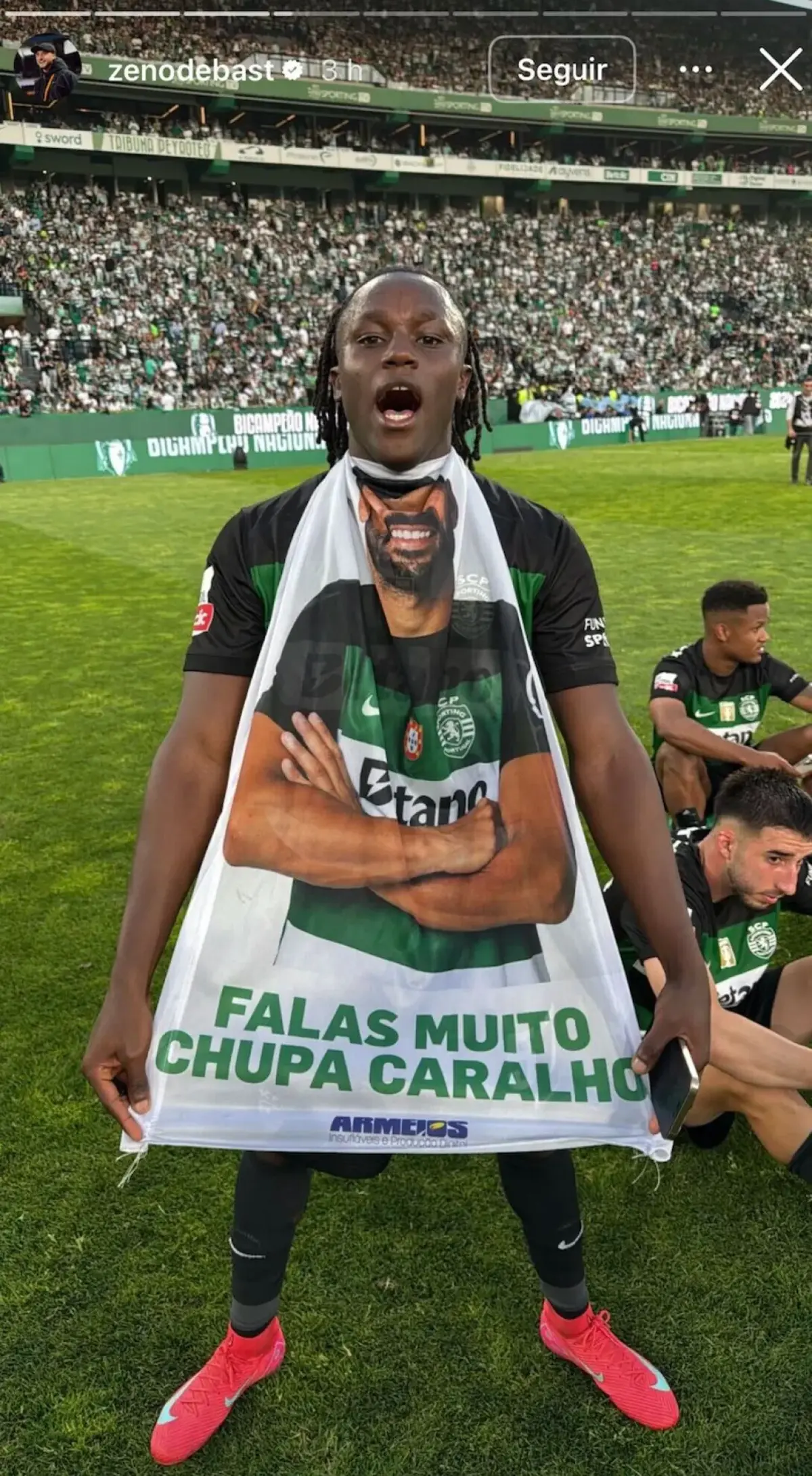 Foto de Quenda que resultou no castigo (créditos: Instagram/Reprodução)