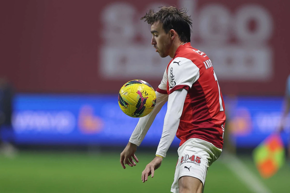 André Horta quando jogava no Braga (créditos: Miguel Pereira)