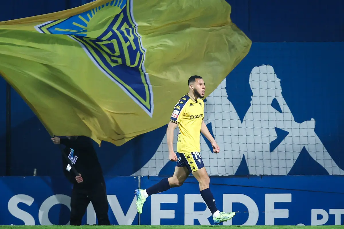 Begraoui marcou o primeiro golo do Estoril (Créditos: EPA)
