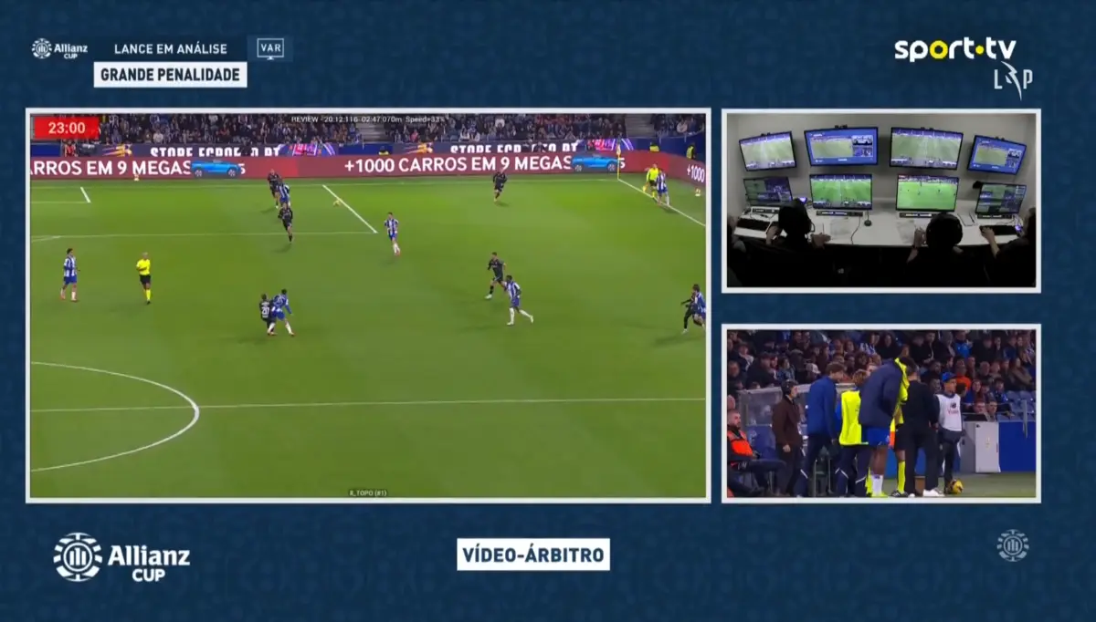 Imagem de contexto do artigo Tribunal O JOGO | Bem revertido penálti por falta de Varela sobre Samu?