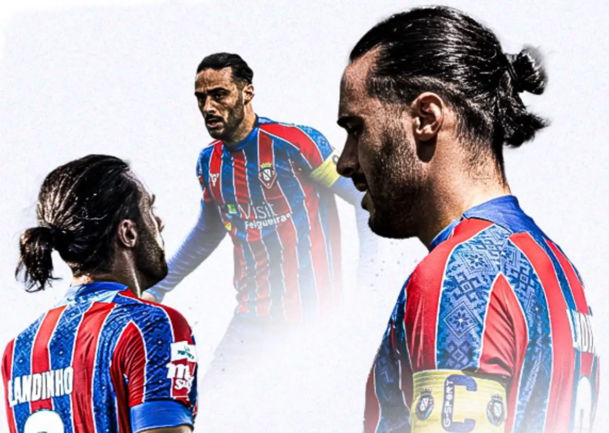 Imagem de contexto do artigo Landinho ao serviço do Felgueiras durante mais uma temporada