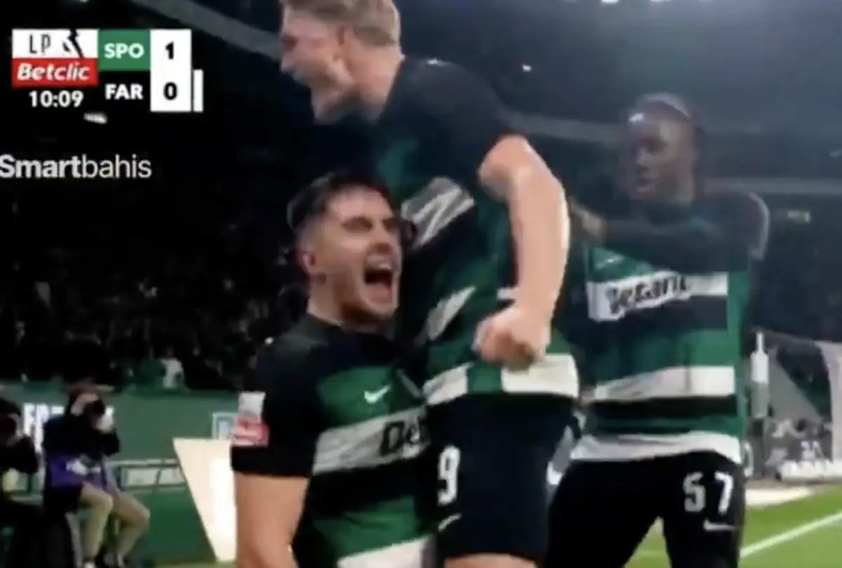 Imagem de contexto do artigo Estreia a marcar: Fresneda abre o marcador do Sporting-Farense. Ora veja