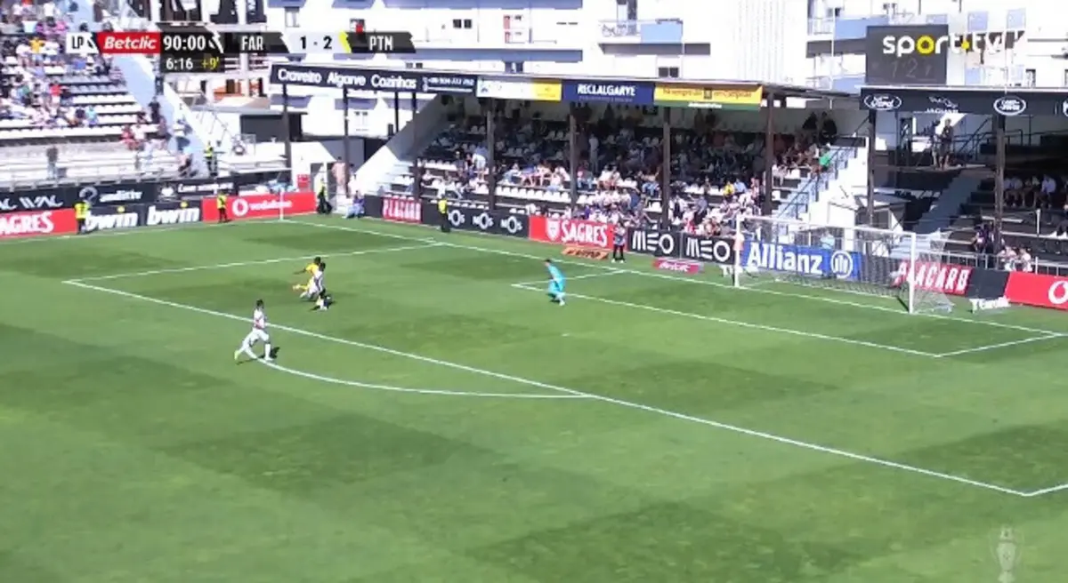 Golo de Lucas Ventura (créditos: Vsports)