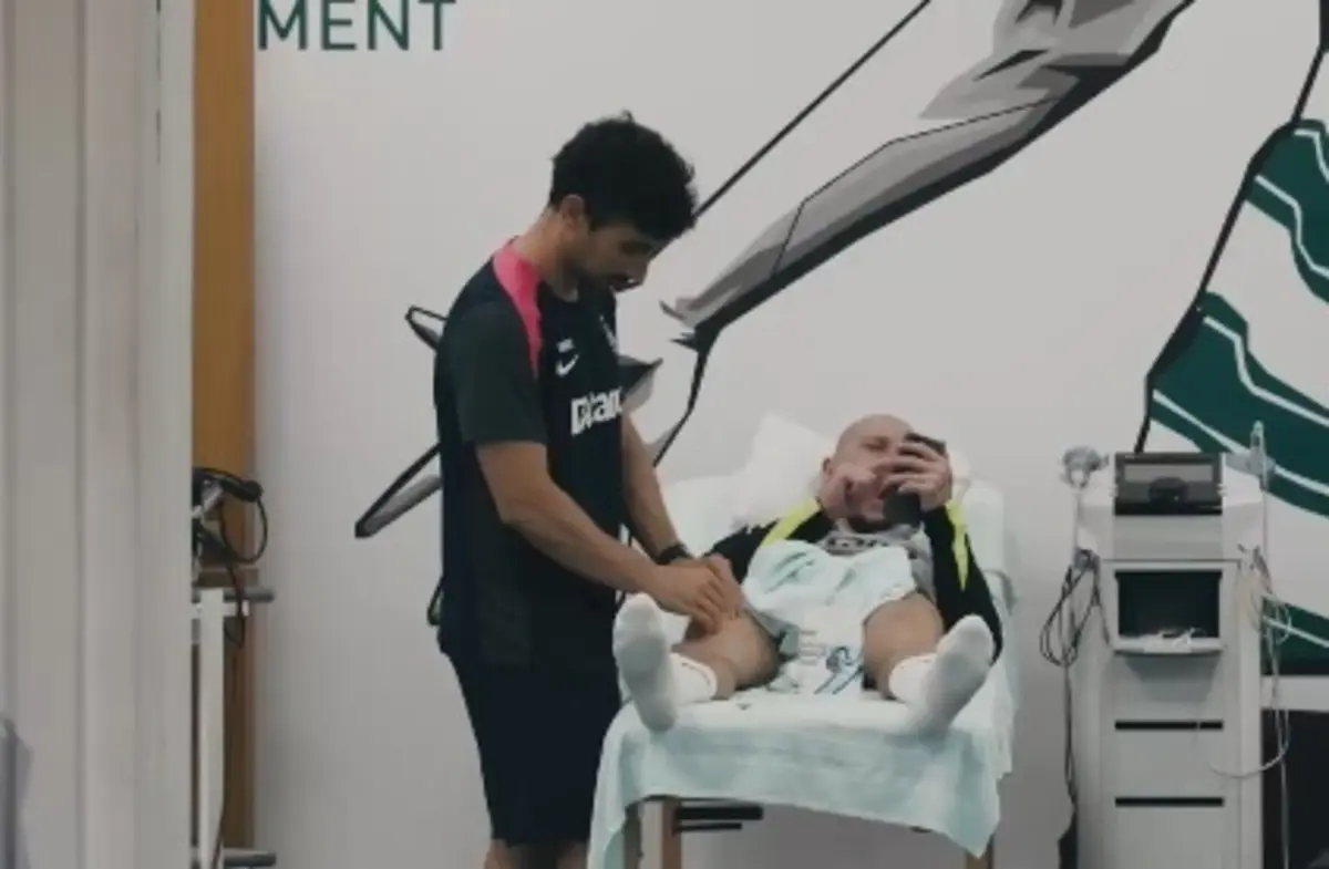 Imagem de contexto do artigo Sporting assinala um ano da lesão grave de Nuno Santos. Veja o vídeo