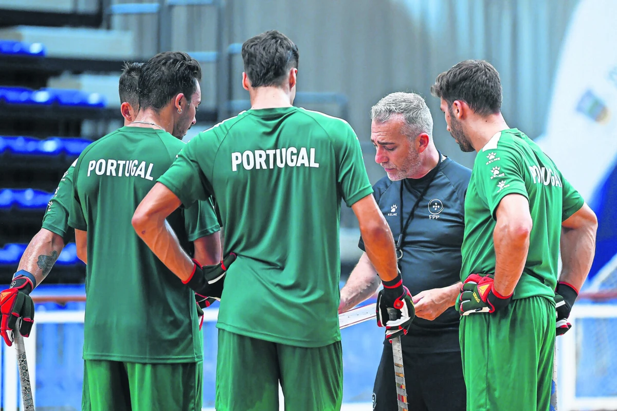 Seleção portuguesa prepara o Europeu de hóquei em patins