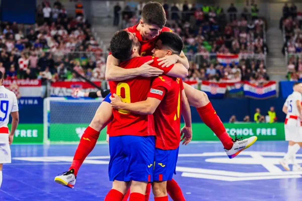 Espanha venceu a Croácia por 2-1 nas meias-finais do Europeu de futsal