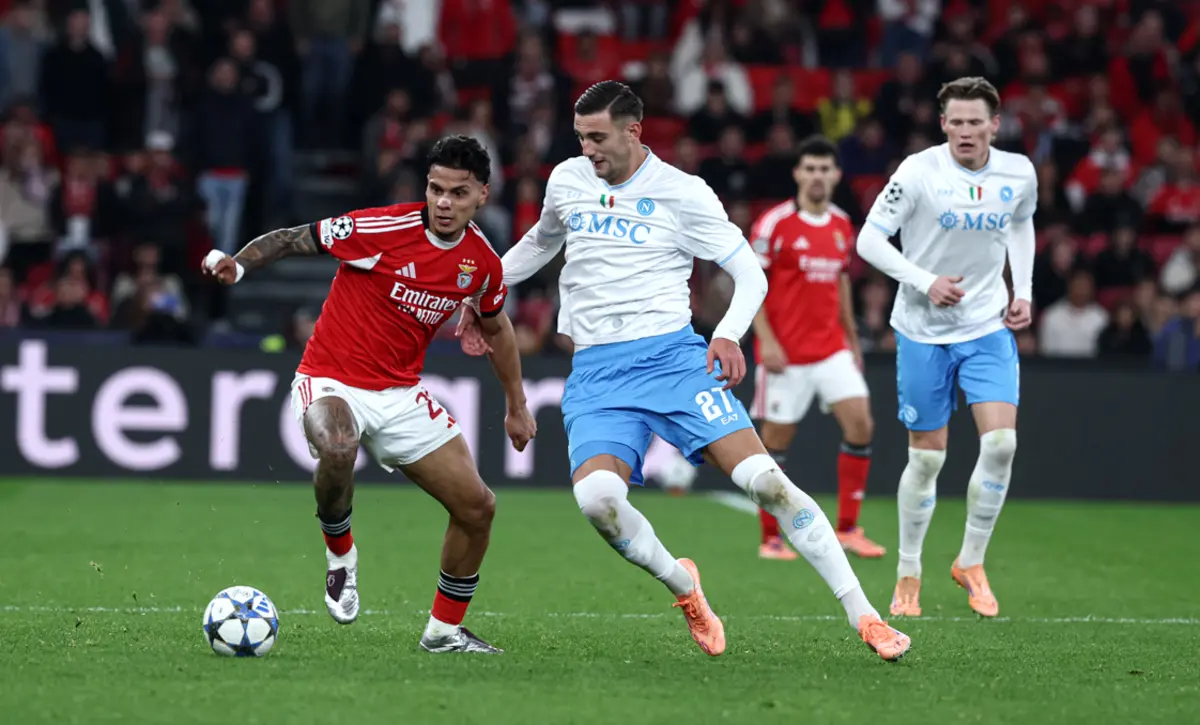 Richard Ríos marcou e assistiu contra o Nápoles