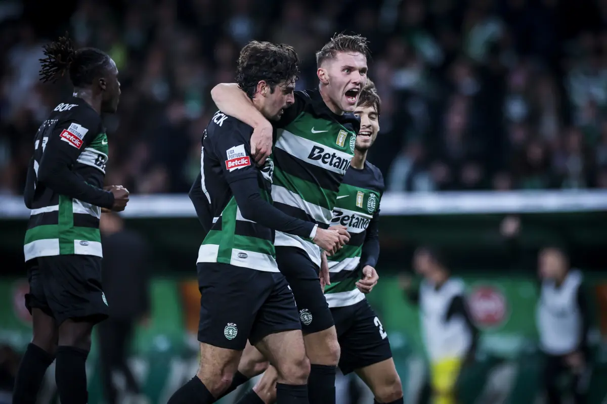 Os avançados Gyokeres e Trincão falham jogo com Dortmund