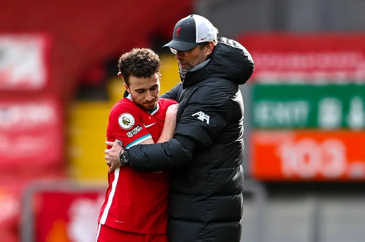 Imagem de contexto do artigo Klopp chora a morte de Diogo Jota: "Tem de haver um propósito maior, mas não o vejo"