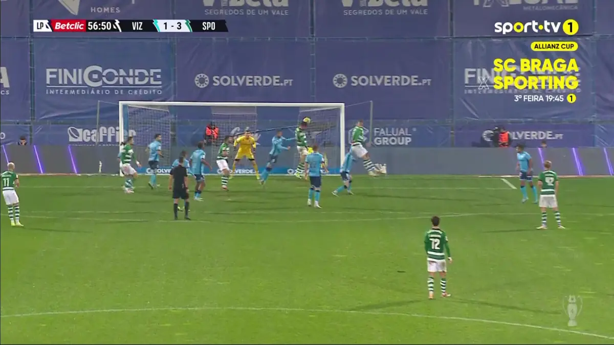 Imagem de contexto do artigo Vizela-Sporting: Trincão assiste para o golo de Paulinho. Ora veja