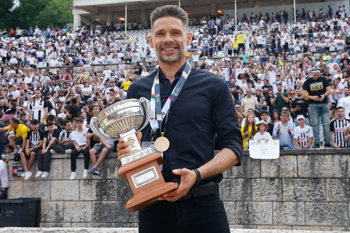 Renato Coimbra, treinador do Amarante (Créditos: FPF)