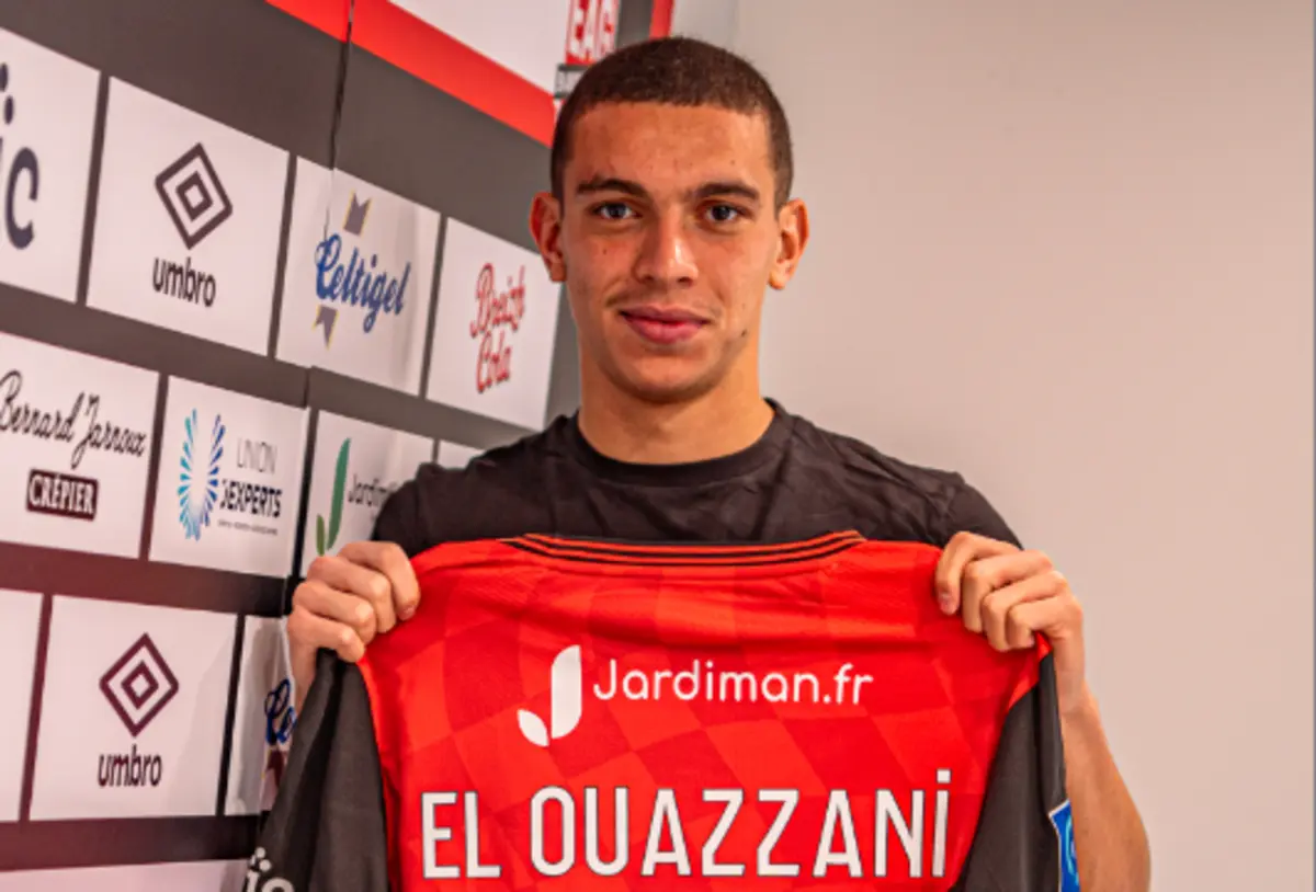 Amine El Ouazzani (Reprodução: Guimgamp)