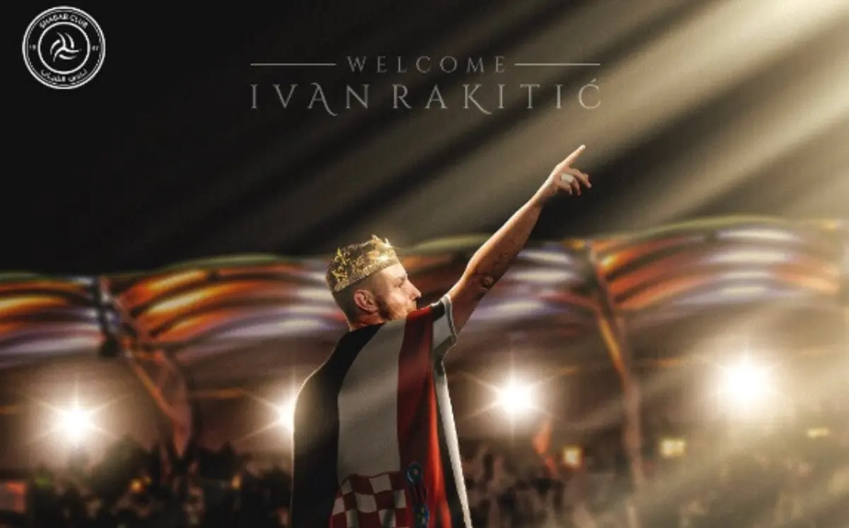 Imagem de contexto do artigo Rakitic apresentado no Al Shabab... antes de Vítor Pereira