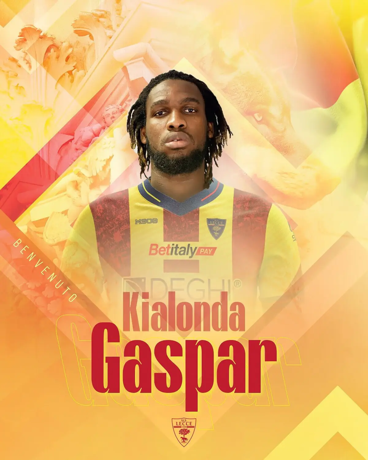 Kialonda Gaspar (Créditos: US Lecce)