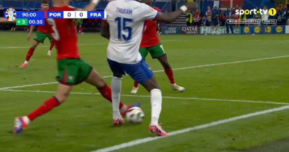 Desarme de Pepe (créditos: AFP)